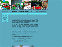 Tablet Screenshot of cni-iran.org